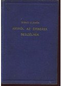 Simkó Elemér - Amiről az emberek beszélnek (dedikált)