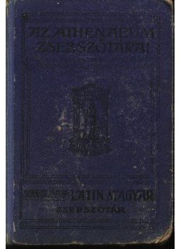 Schmidt József - Latin-magyar zsebszótár Schmidt József - Latin-magyar zsebszótár, Budapest 0 antikvár könyv