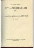 Szántó Konrád - Egyháztörténelem IV.