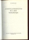 Koncz Lajos, dr. - Kinyilatkoztatás és hit