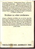 Hübner,Siegfried,Ernst,Wilhelm,Feiereis,Konrad,Reindl, Joseph - Theologisches Jahrbuch 1980