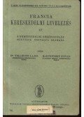 Dr. Velledits Lajos,Rakitovszky István - Francia kereskedelmi levelezés IV.