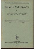 Dr. Velledits Lajos,Rakitovszky István - Francia nyelvkönyv III.