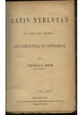 Pirchala Imre - Latin nyelvtan