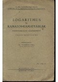 Dr. Veress Pál - Logaritmus és kamatos-kamattáblák