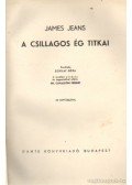 Jeans, James - A csillagos ég titkai