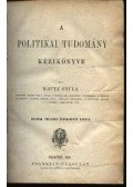 Kautz Gyula - A politikai tudomány kézikönyve