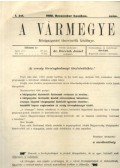 Dr. Horváth József (szerk.) - A Vármegye I. évf. (1902. december)