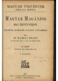 Dr. Márkus Dezső - Magyar magánjog mai érvényében
