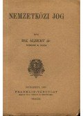 Irk Albert dr. - Nemzetközi jog