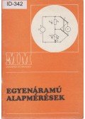 Szenes György - Egyenáramú alapmérések