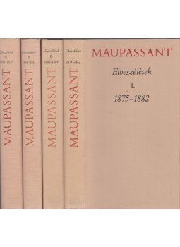 Guy de Maupassant - Elbeszélések I-IV. Guy de Maupassant - Elbeszélések I-IV., Budapest 1979 antikvár könyv