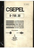 Tálas Anna (szerk.) - CSEPEL D-750.30 Alkatrészjegyzék