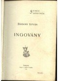 Bársony István - Ingovány