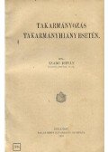 Szabó István - Takarmányozás takarmányhiány esetén