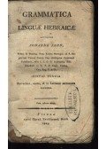 Jahn, Johannes - Grammatica linguae hebraicae