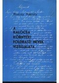 Kuczy Károly - A Kalocsa környéki földrajzi nevek vizsgálata