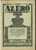 Szőllősy István - Az Erő (1930. 2.sz.)
