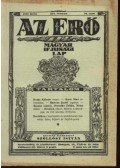 Szőllősy István - Az Erő (1930. 2.sz.)