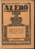 Szőllősy István - Az Erő (1930. 2.sz.)