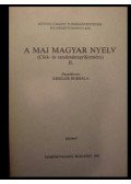 Keszler Borbála - A mai magyar nyelv II.