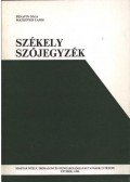 Penavin Olga - Matijevics Lajos - Székely szójegyzék