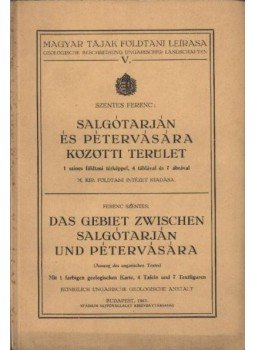 Szentes Ferenc - Salgótarján és Pétervására közötti terület Szentes Ferenc - Salgótarján és Pétervására közötti terület, Budapest 1943 antikvár könyv