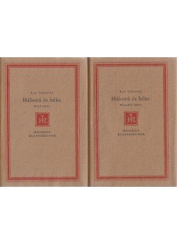 Lev Tolsztoj - Háború és béke I-II. Lev Tolsztoj - Háború és béke I-II., Budapest 1959 antikvár könyv