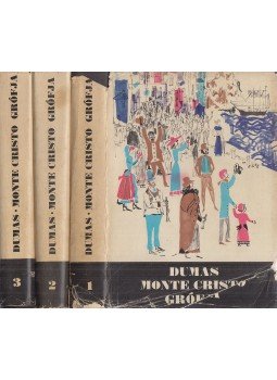 Alexandre Dumas - Monte Cristo grófja I-III. Alexandre Dumas - Monte Cristo grófja I-III., Budapest 1972 antikvár könyv