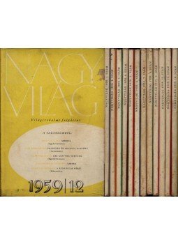 Kardos Lajos - Nagyvilág 1959. évfolyam 1-12. (hiányos) Kardos Lajos - Nagyvilág 1959. évfolyam 1-12. (hiányos), Budapest 1959 antikvár könyv