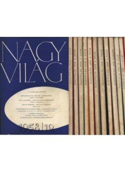Gereblyés László - Nagyvilág 1958. évfolyam 1-12. Gereblyés László - Nagyvilág 1958. évfolyam 1-12., Budapest 1958 antikvár könyv