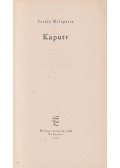Malaparte, Curzio - Kaputt