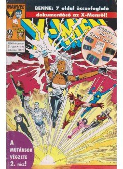 Claremont, Chris - X-Men 1994/8. 21. szám Claremont, Chris - X-Men 1994/8. 21. szám, Budapest 1994 antikvár könyv
