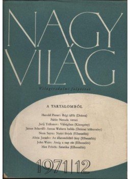Több szerző - Nagyvilág 1971. év I-XII. szám (teljes) Több szerző - Nagyvilág 1971. év I-XII. szám (teljes), Budapest 1971 antikvár könyv