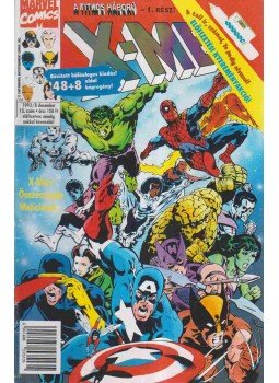 Shooter, Jim, Claremont, Chris - X-Men 1993/8. 13. szám Shooter, Jim, Claremont, Chris - X-Men 1993/8. 13. szám, Budapest 1993 antikvár könyv