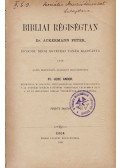 Dr. Ackermann Péter - Bibliai régiségtan
