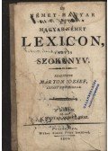 Márton József - Új német-magyar és magyar-német lexikon, vagyis szókönyv II. rész (magyar-német)