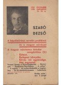 Szabó Dezső - A képzőművészi nevelés problémái és a magyar művészet
