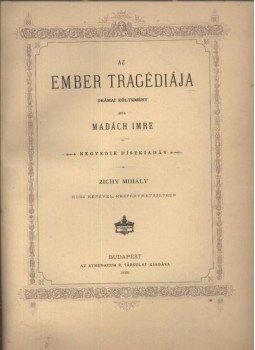 Madách Imre - Az ember tragédiája Madách Imre - Az ember tragédiája, Budapest 1895 antikvár könyv