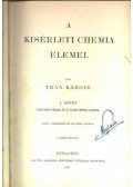 Than Károly - A kisérleti chemia elemei I.