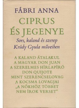 Fábri Anna - Ciprus és jegenye Fábri Anna - Ciprus és jegenye, Budapest 1978 antikvár könyv