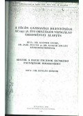 Kleiner Endre,Kaszab Zoltán,Zsák Zoltán,Kotlán Sándor - A fácán gazdasági jelentősége az 1937/38. évi országos vizsgálat eredményei alapján - Adatok a hazai fácánok élősködő faunájának ismeretéhez