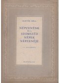 Bartók Béla - Népzenénk és a szomszéd népek népzenéje