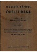 Tessedik Sámuel - Tessedik Sámuel önéletírása