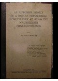 Mester Miklós - Az autonom Erdély és a román nemzetiségi követelések az 1863-64. évi nagyszebeni országgyűlésen