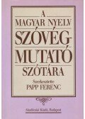 Papp Ferenc - A magyar nyelv szóvégmutató szótára