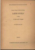 Komor Ilona,B. Révész Mária - Latin nyelv I. rész
