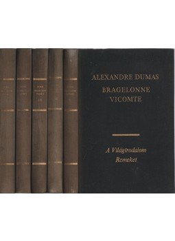 Alexandre Dumas - Bragelonne vicomte I-V. Alexandre Dumas - Bragelonne vicomte I-V., Budapest 1971 antikvár könyv