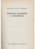 Halasy-Nagy József - Történeti bevezetés a filozófiába