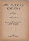 Huszár Lajos - Numizmatikai közlöny LXII-LXIII.
